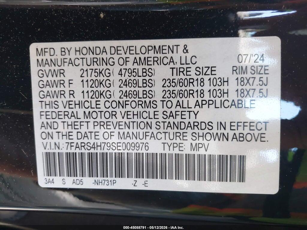 7FARS4H79SE009976 2025 HONDA CR-V photo no. 9