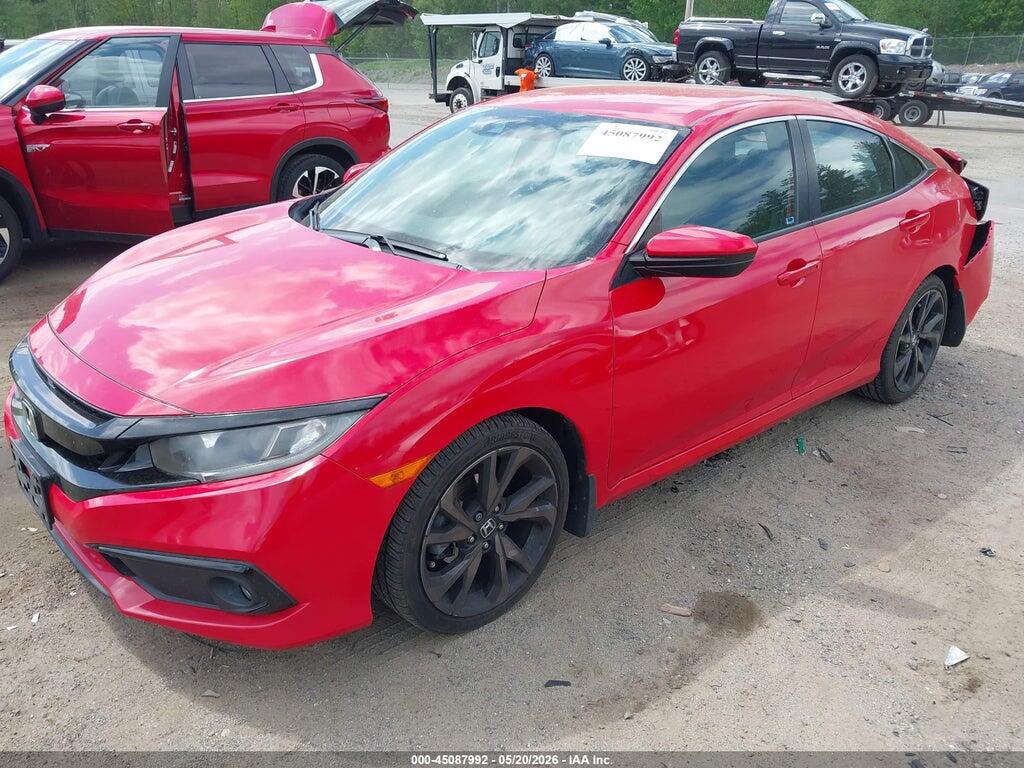 2HGFC2F89KH508588 2019 HONDA CIVIC photo no. 2