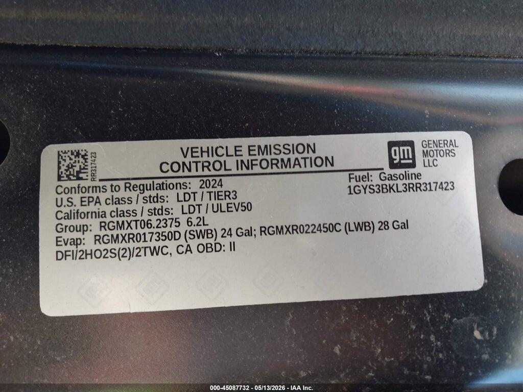 1GYS3BKL3RR317423 2024 CADILLAC ESCALADE photo no. 9