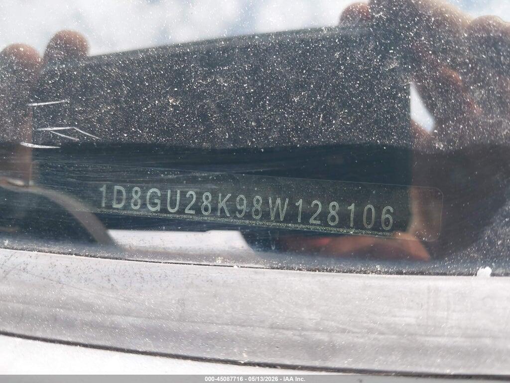 1D8GU28K98W128106 2008 DODGE NITRO photo no. 12
