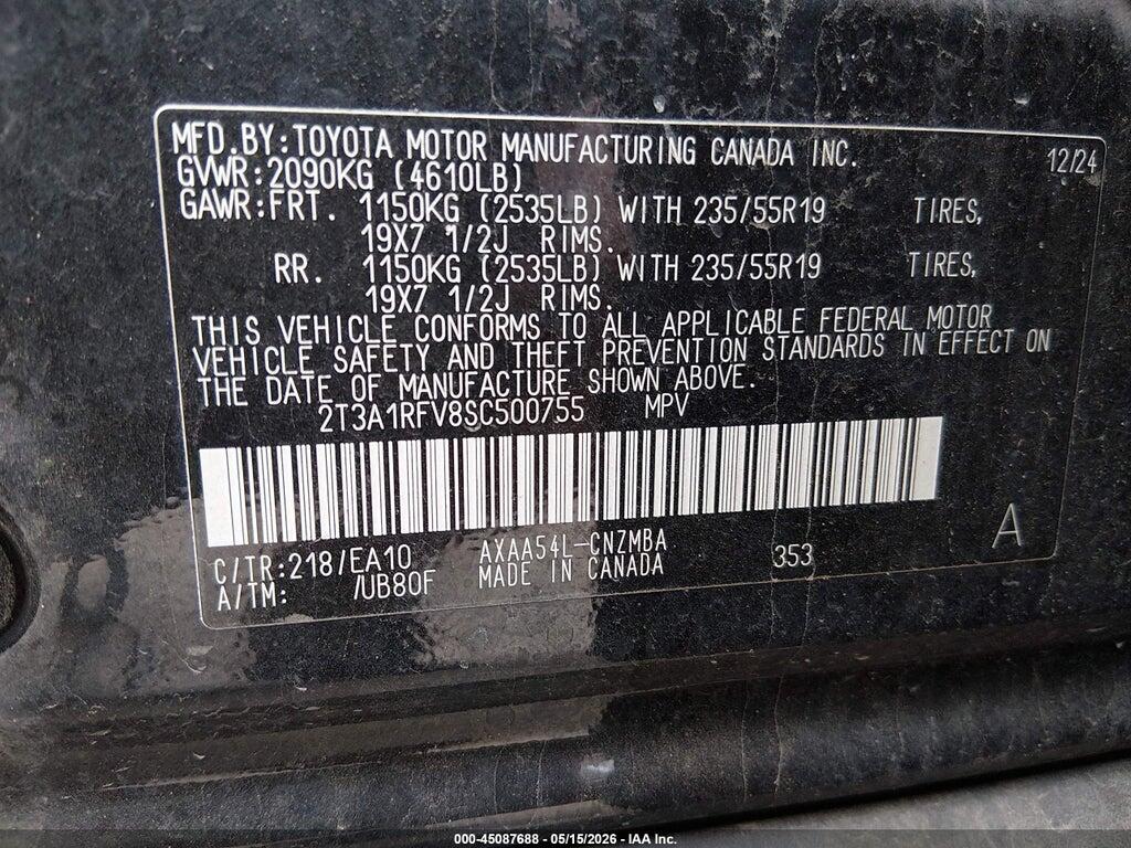 2T3A1RFV8SC500755 2025 TOYOTA RAV4 photo no. 9