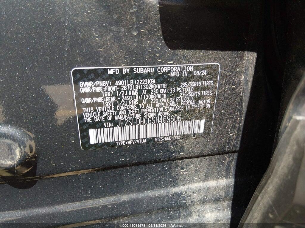 JF2SLDHC6SH469606 2025 SUBARU FORESTER photo no. 9