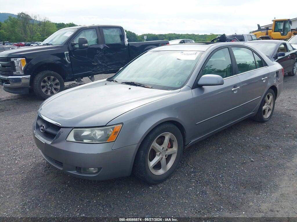 5NPEU46F76H051472 2006 HYUNDAI SONATA photo no. 2