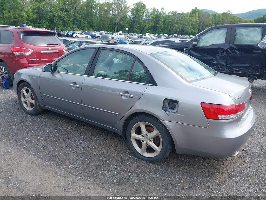 5NPEU46F76H051472 2006 HYUNDAI SONATA photo no. 3