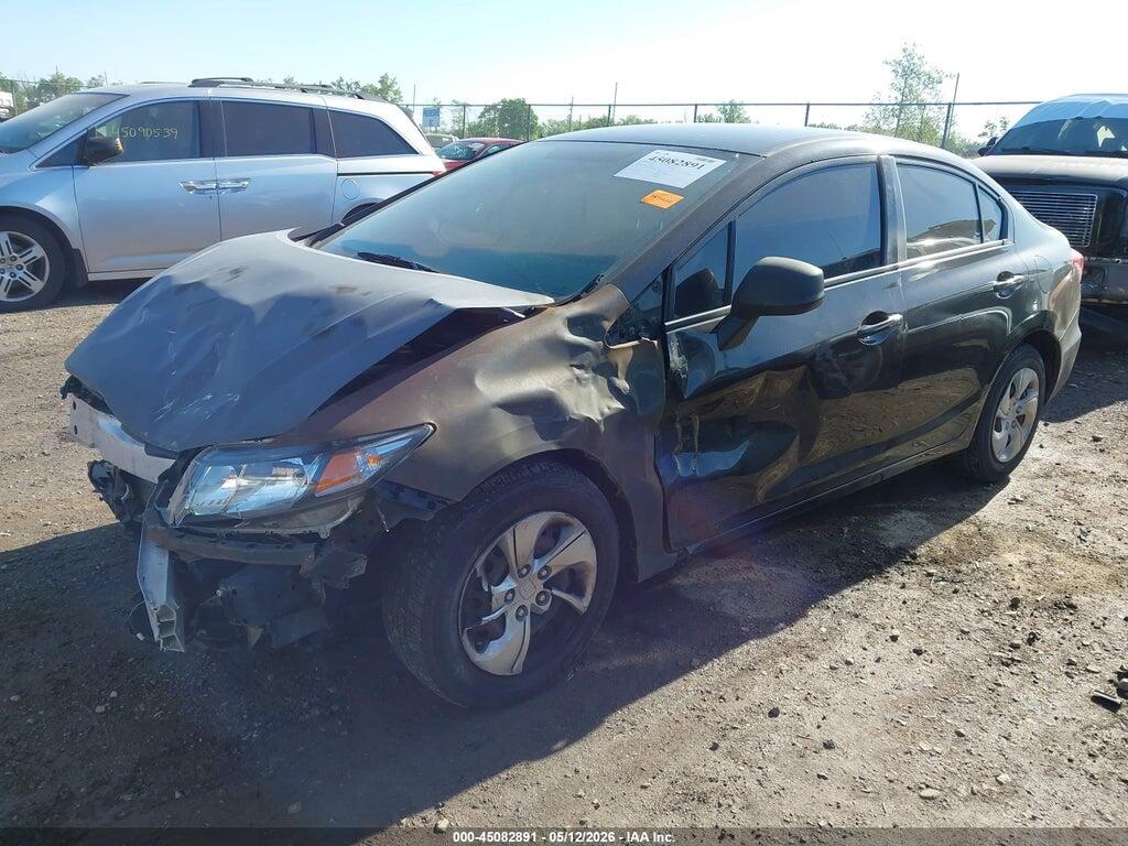 2HGFB2F50DH582820 2013 HONDA CIVIC photo no. 2