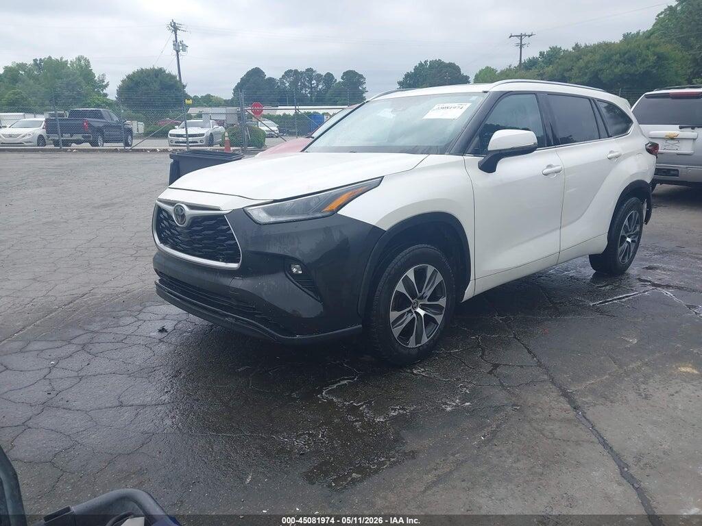 5TDGZRAH8MS046613 2021 TOYOTA HIGHLANDER photo no. 2