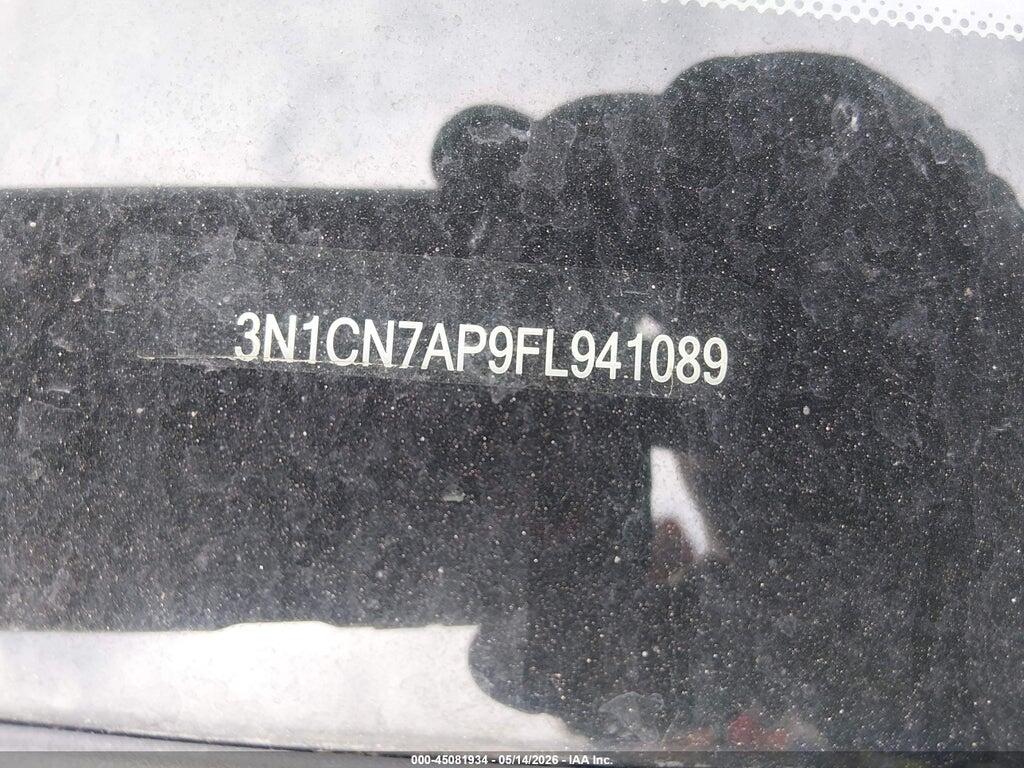 3N1CN7AP9FL941089 2015 NISSAN VERSA photo no. 9