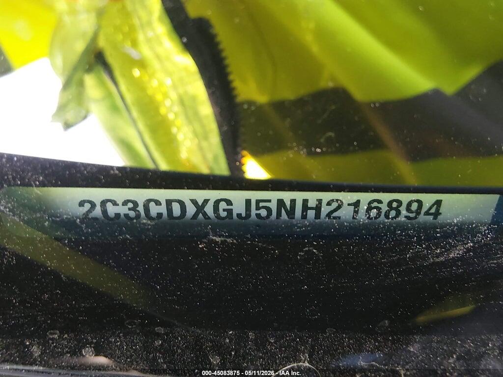2C3CDXGJ5NH216894 2022 DODGE CHARGER photo no. 9