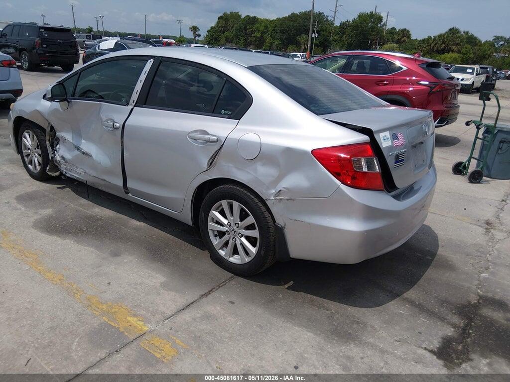 19XFB2F85CE025646 2012 HONDA CIVIC photo no. 3
