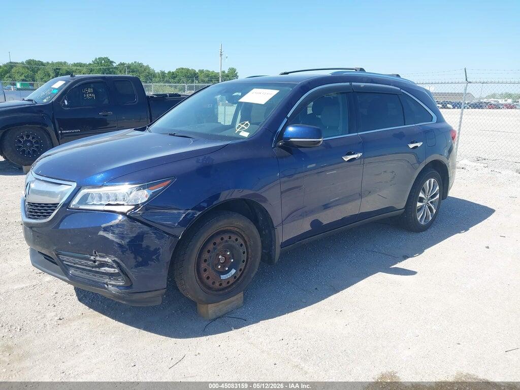 5FRYD4H40EB027566 2014 ACURA MDX photo no. 2