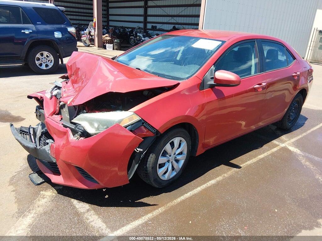 5YFBURHE1EP101868 2014 TOYOTA COROLLA photo no. 2