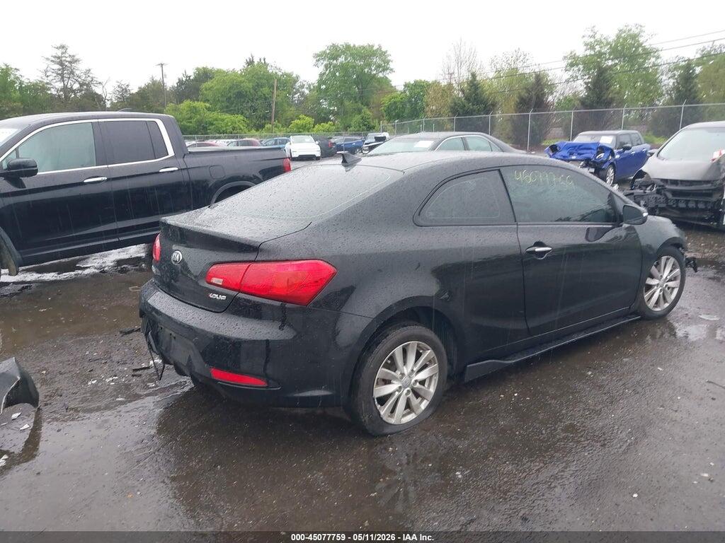 KNAFX6A89F5297601 2015 KIA FORTE KOUP photo no. 4