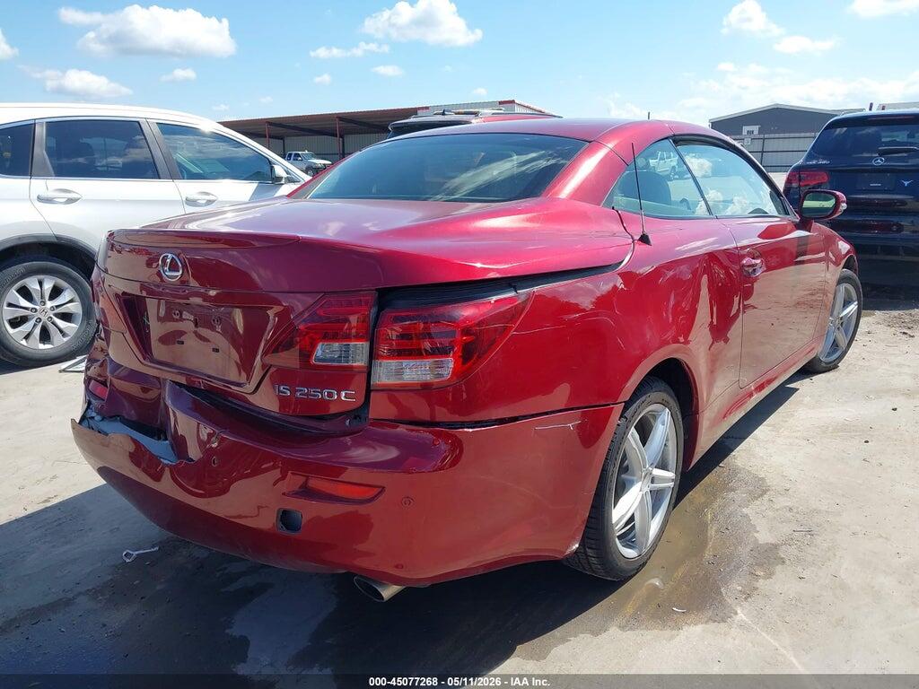 JTHFF2C26D2528023 2013 LEXUS IS 250C photo no. 4