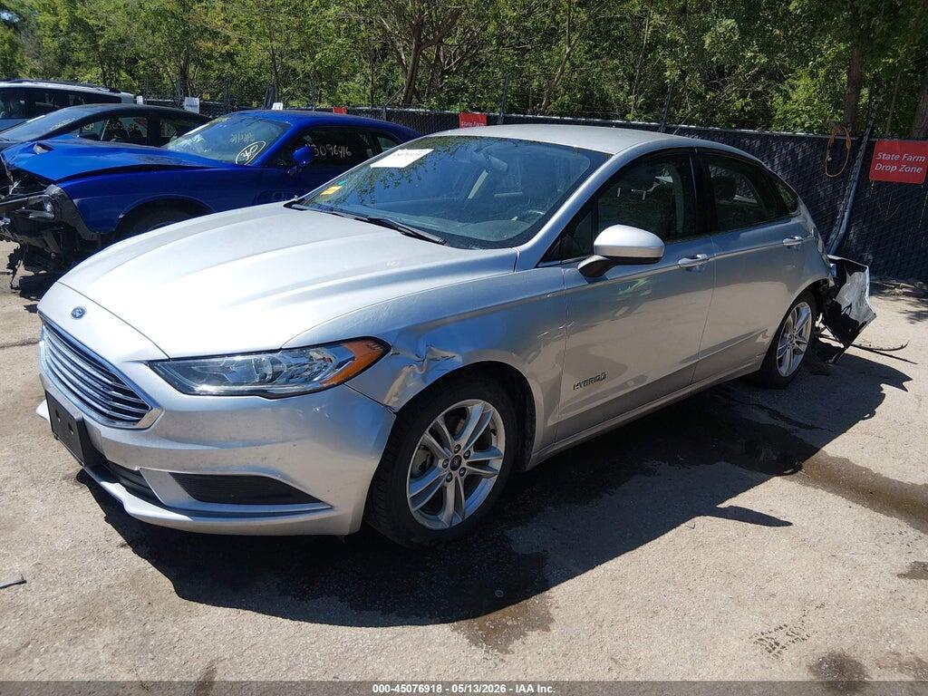 3FA6P0UU5JR100699 2018 FORD FUSION HYBRID photo no. 2