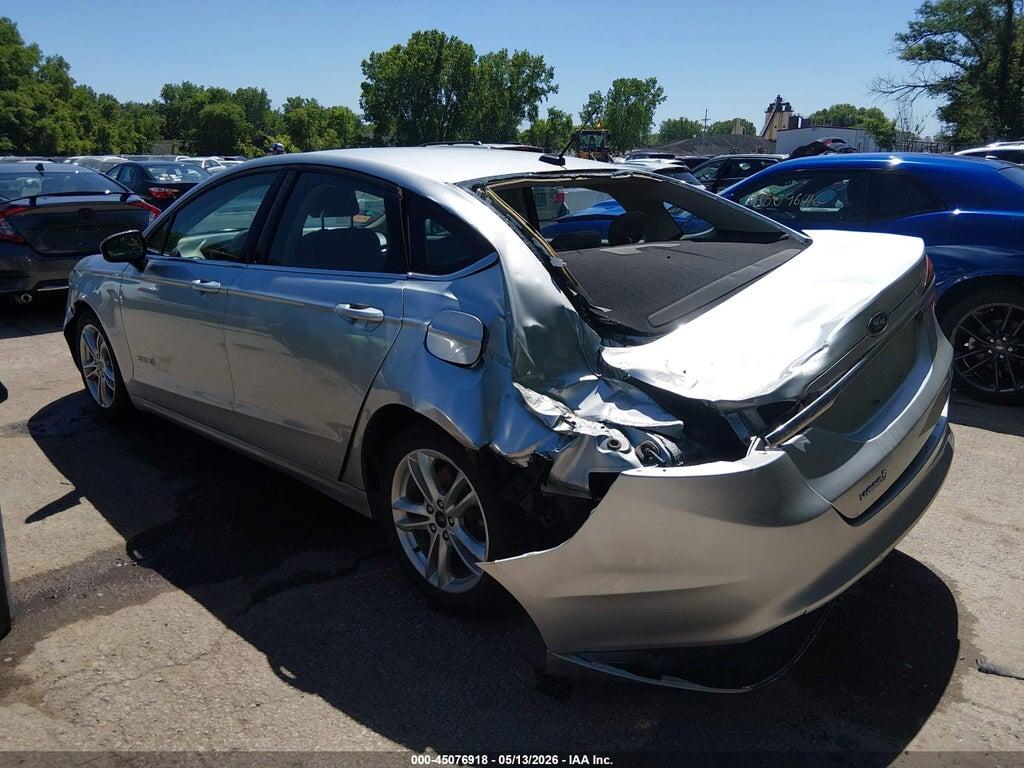3FA6P0UU5JR100699 2018 FORD FUSION HYBRID photo no. 3