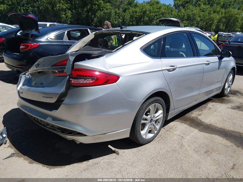 3FA6P0UU5JR100699 2018 FORD FUSION HYBRID photo no. 4