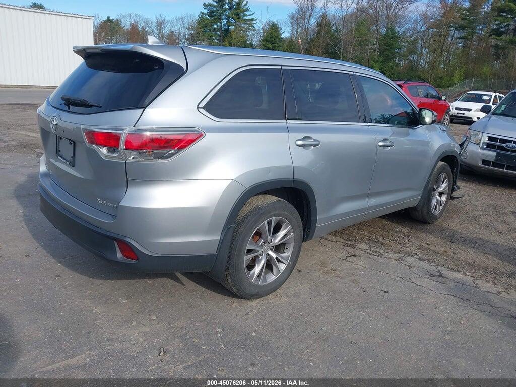 5TDJKRFH2ES071298 2014 TOYOTA HIGHLANDER photo no. 4