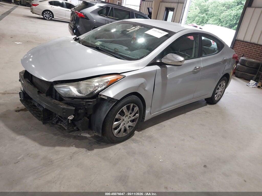 5NPDH4AE4BH012864 2011 HYUNDAI ELANTRA photo no. 2