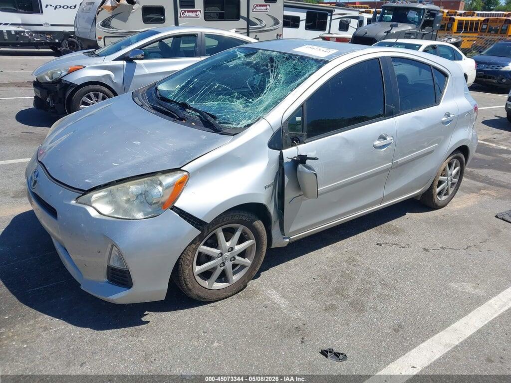 JTDKDTB34D1534222 2013 TOYOTA PRIUS C photo no. 2