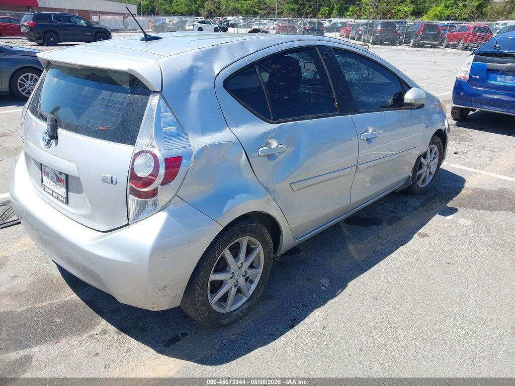 JTDKDTB34D1534222 2013 TOYOTA PRIUS C photo no. 4