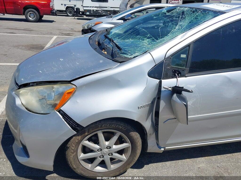 JTDKDTB34D1534222 2013 TOYOTA PRIUS C photo no. 6
