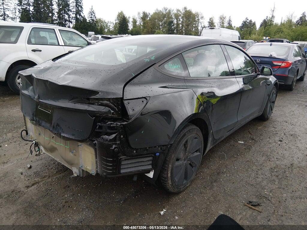 5YJ3E1EB6TF132278 2026 TESLA MODEL 3 photo no. 4