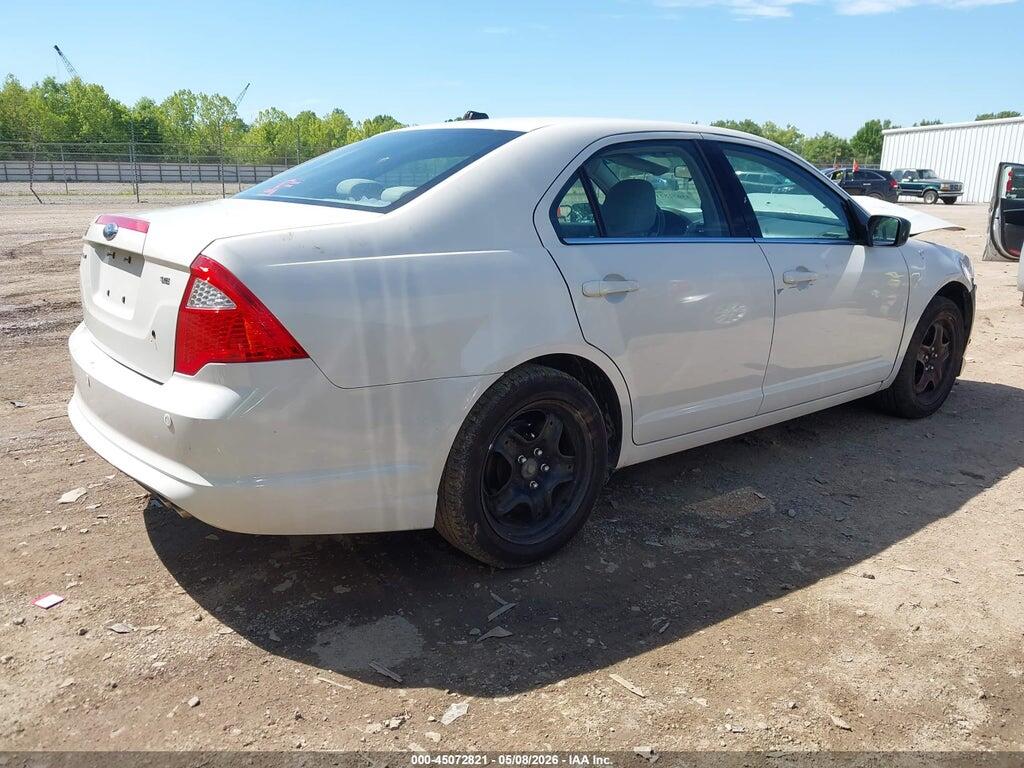 3FAHP0HA1AR252682 2010 FORD FUSION photo no. 4