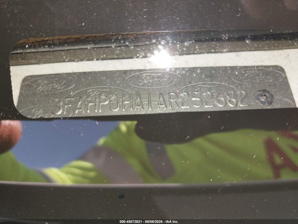 3FAHP0HA1AR252682 2010 FORD FUSION photo no. 9