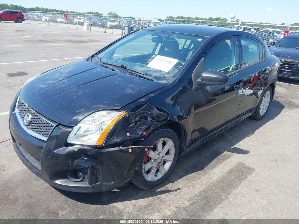 3N1AB6AP2CL609307 2012 NISSAN SENTRA photo no. 2