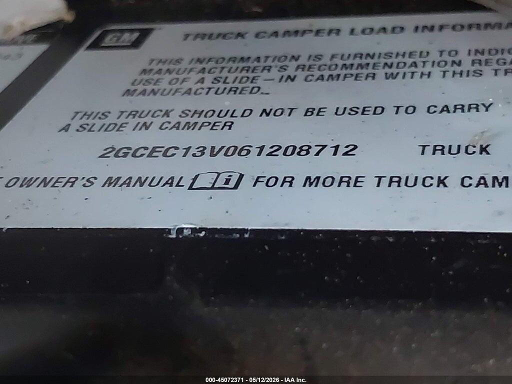 2GCEC13V061208712 2006 CHEVROLET SILVERADO 1500 photo no. 9