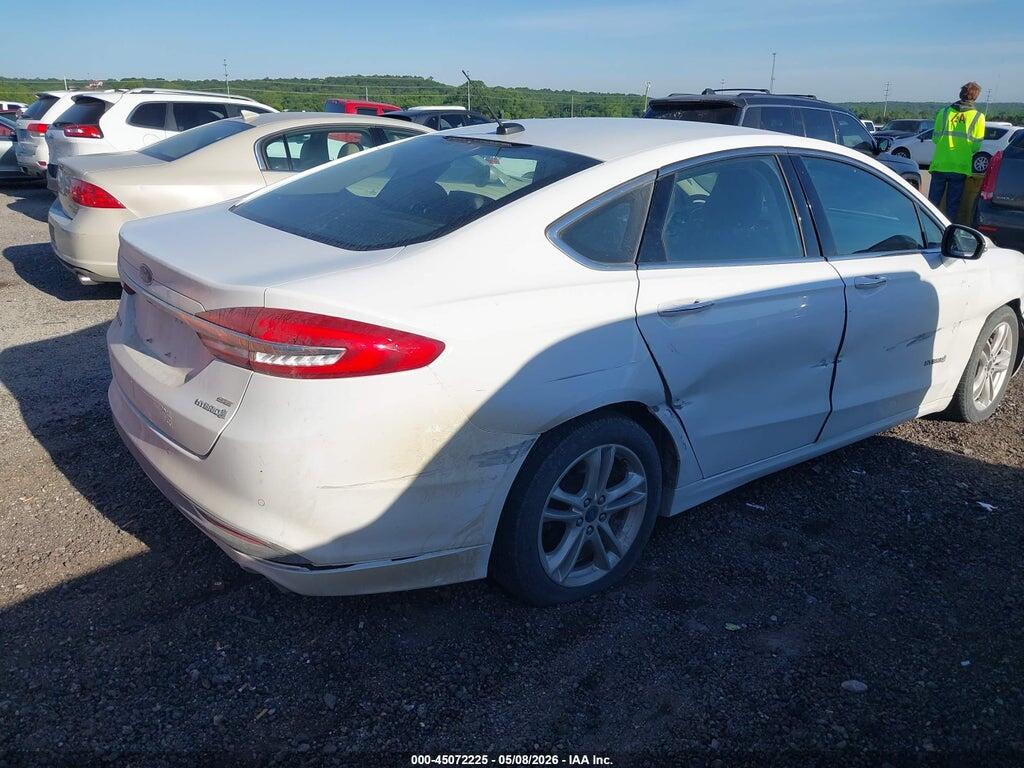 3FA6P0LU6JR171931 2018 FORD FUSION HYBRID photo no. 4