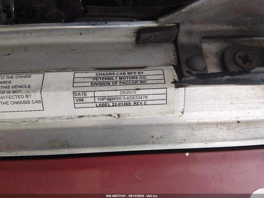 1NP5DB9X56D633478 2006 PETERBILT 379 photo no. 9