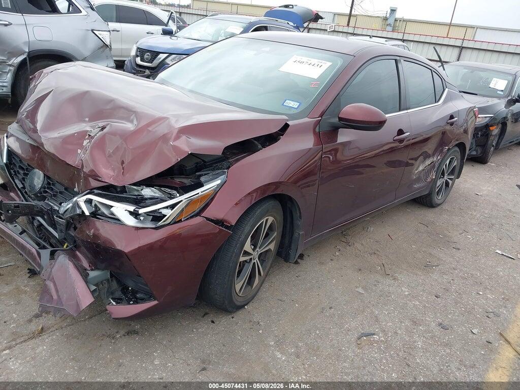3N1AB8CV0NY306233 2022 NISSAN SENTRA photo no. 2