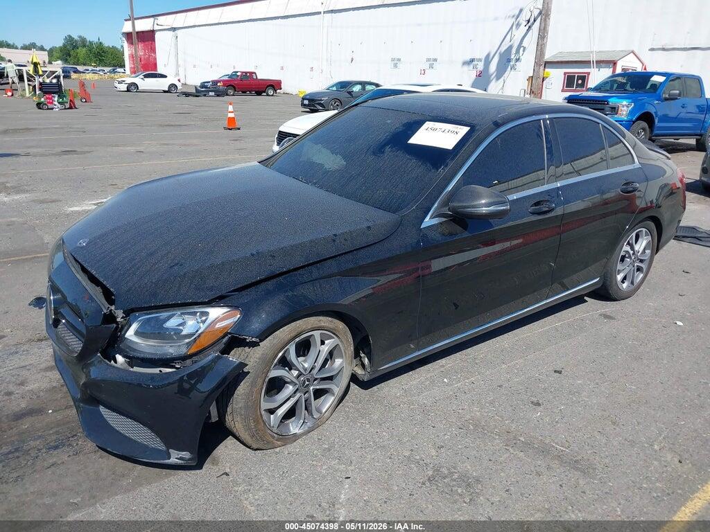 55SWF4JB7JU241586 2018 MERCEDES-BENZ C 300 photo no. 2