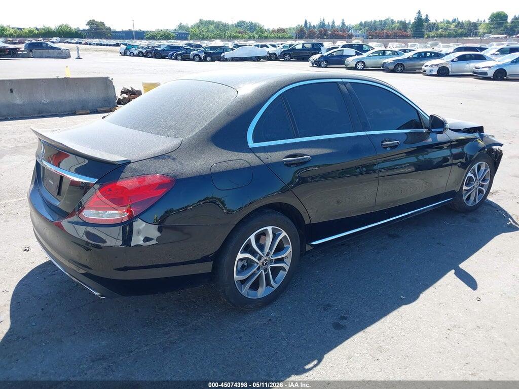 55SWF4JB7JU241586 2018 MERCEDES-BENZ C 300 photo no. 4