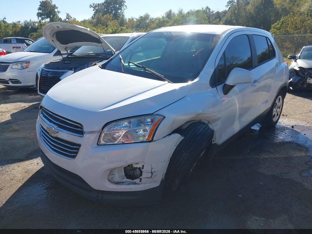 3GNCJKSB7GL258931 2016 CHEVROLET TRAX photo no. 2