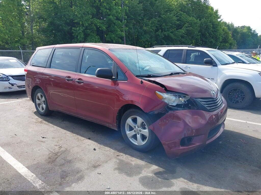 5TDZK3DC7CS247587 2012 TOYOTA SIENNA photo no. 1