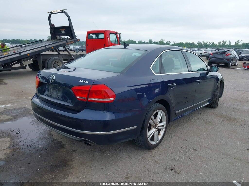 1VWCM7A37CC001942 2012 VOLKSWAGEN PASSAT photo no. 4