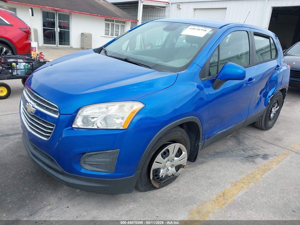 KL7CJKSB3GB705472 2016 CHEVROLET TRAX photo no. 2