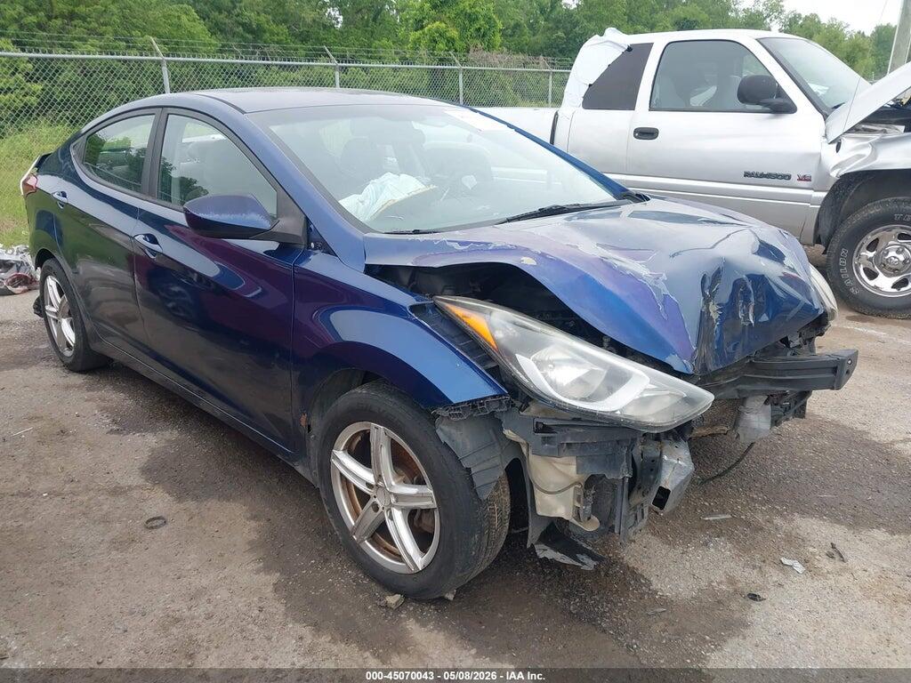 5NPDH4AE4GH737176 2016 HYUNDAI ELANTRA photo no. 1
