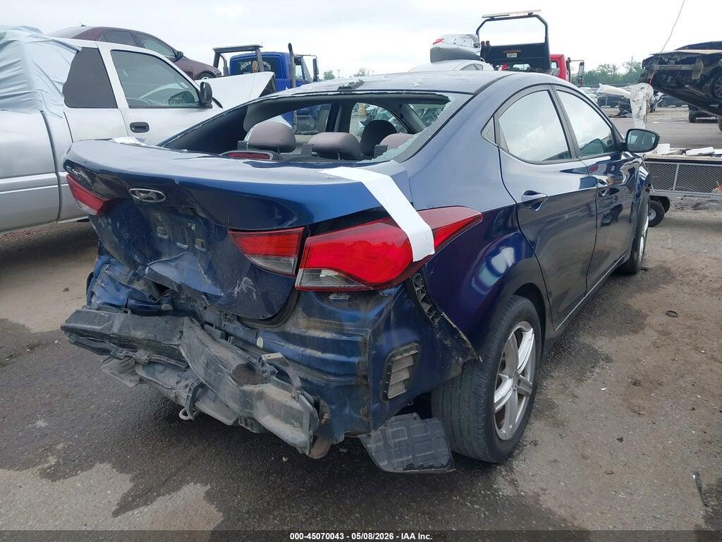 5NPDH4AE4GH737176 2016 HYUNDAI ELANTRA photo no. 4