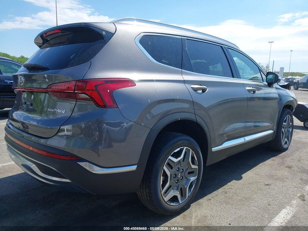 KM8S5DA10NU051065 2022 HYUNDAI SANTA FE HYBRID photo no. 4