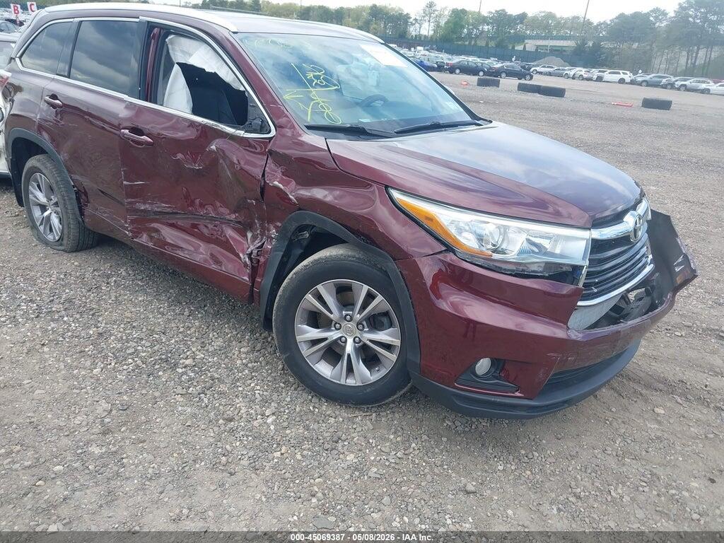 5TDJKRFH7FS081391 2015 TOYOTA HIGHLANDER photo no. 1