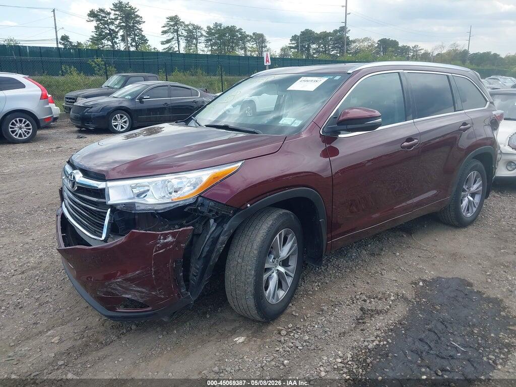 5TDJKRFH7FS081391 2015 TOYOTA HIGHLANDER photo no. 2