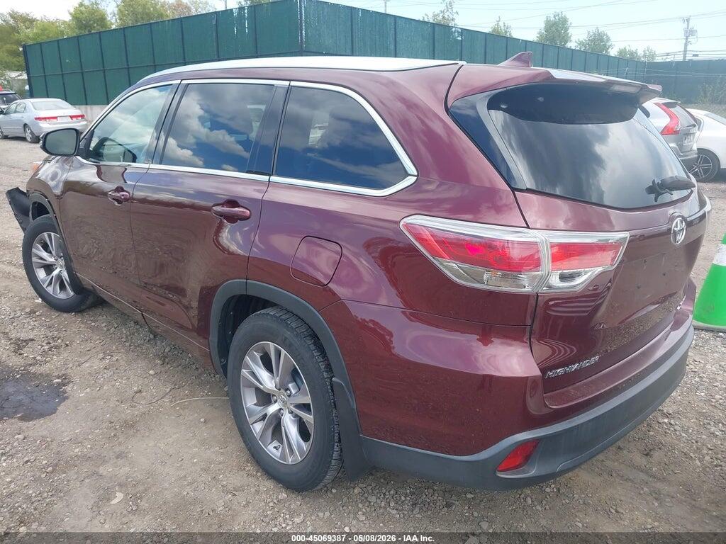 5TDJKRFH7FS081391 2015 TOYOTA HIGHLANDER photo no. 3