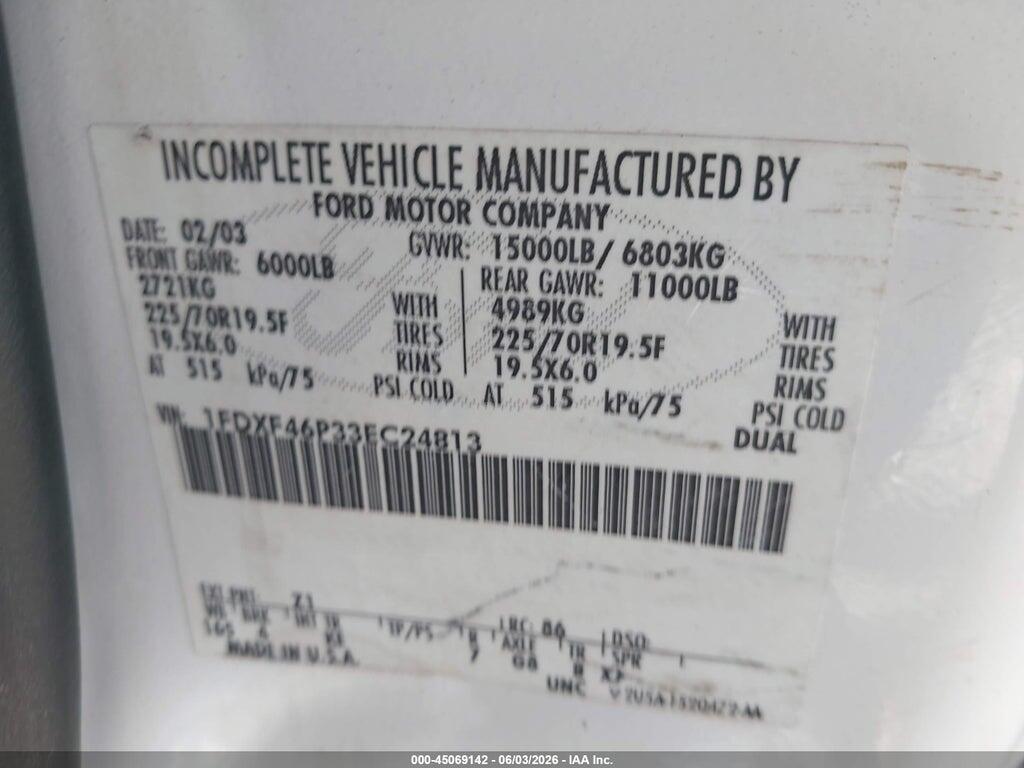 1FDXF46P33EC24813 2003 FORD F-450 photo no. 8