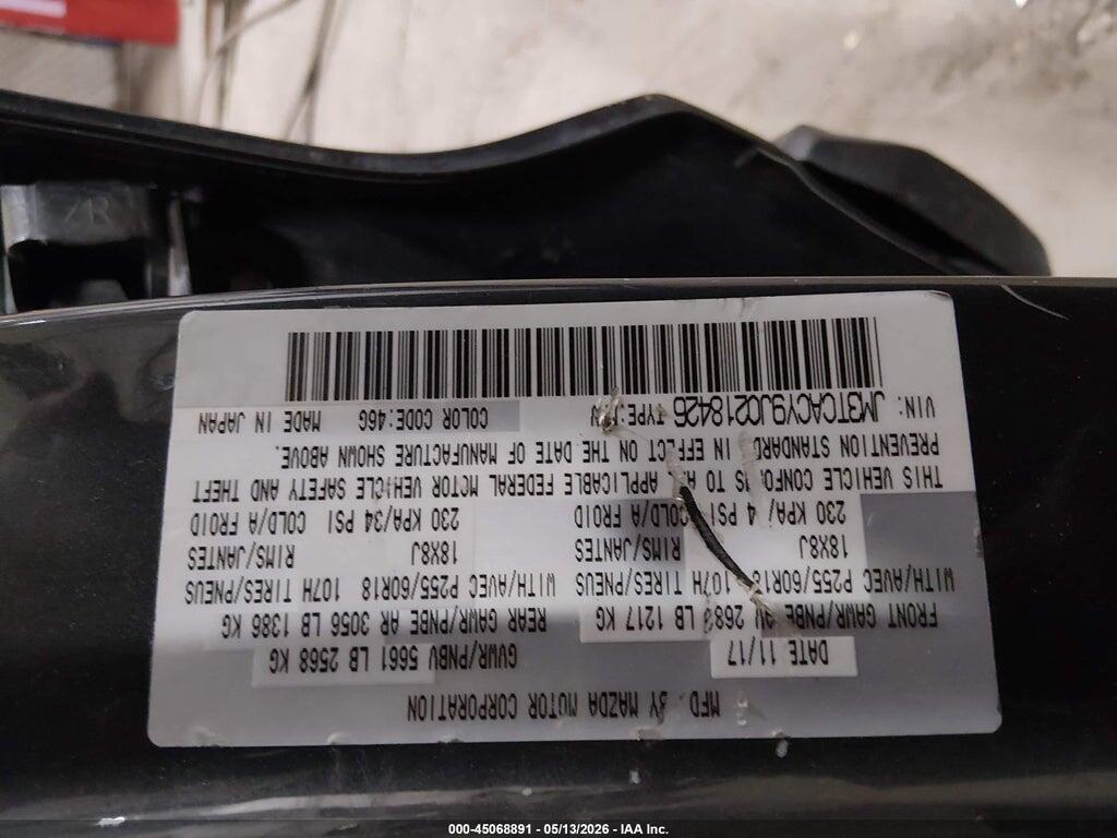 JM3TCACY9J0218426 2018 MAZDA CX-9 photo no. 9