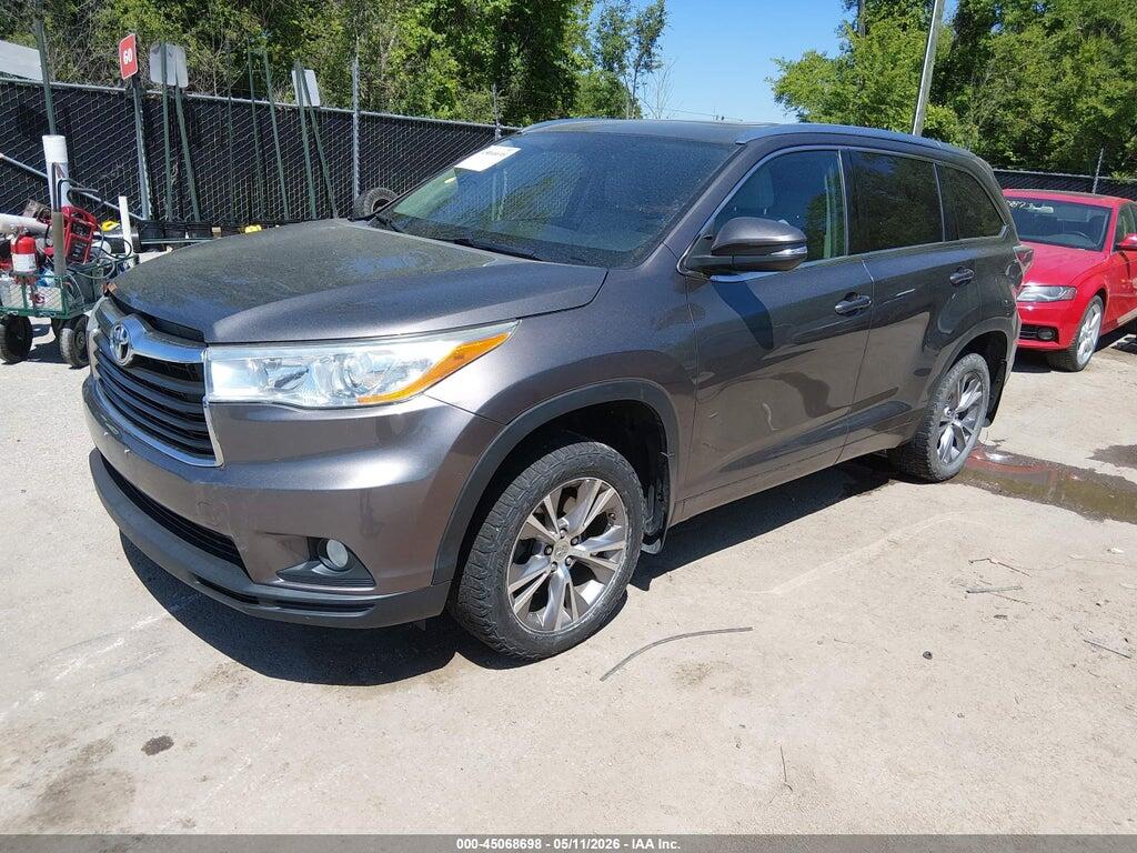 5TDJKRFH9ES015228 2014 TOYOTA HIGHLANDER photo no. 2