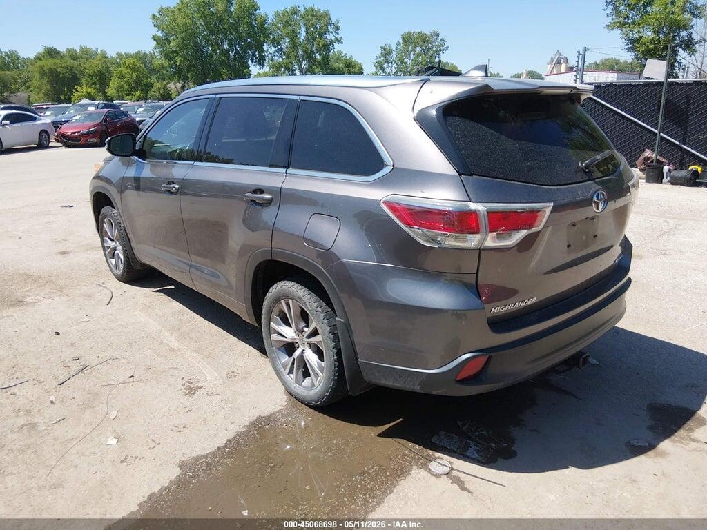 5TDJKRFH9ES015228 2014 TOYOTA HIGHLANDER photo no. 3