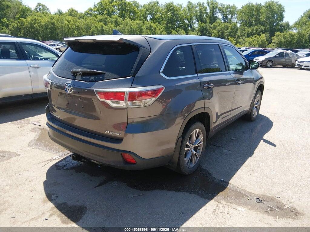 5TDJKRFH9ES015228 2014 TOYOTA HIGHLANDER photo no. 4